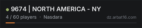 9674 | NORTH AMERICA - NY on the AR16 DayZ server list