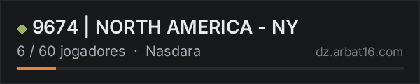 9674 | NORTH AMERICA - NY na lista de servidores de DayZ da AR16