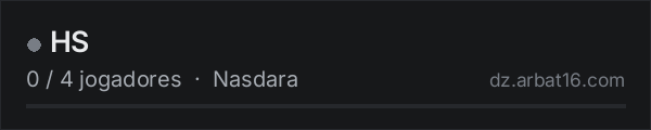 HS na lista de servidores de DayZ da AR16