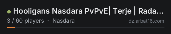 Hooligans Nasdara PvPvE| Terje | Radation Events | Ai on the AR16 DayZ server list