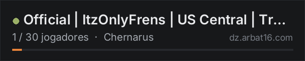 Official | ItzOnlyFrens | US Central | Traders na lista de servidores de DayZ da AR16
