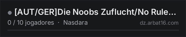 [AUT/GER]Die Noobs Zuflucht/No Rules/Traders/manyLoot na lista de servidores de DayZ da AR16