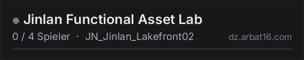 Jinlan Functional Asset Lab in der DayZ-Serverliste von AR16