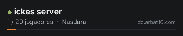 ickes server na lista de servidores de DayZ da AR16