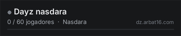 Dayz nasdara na lista de servidores de DayZ da AR16