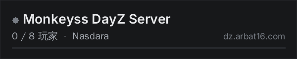 AR16 DayZ 服务器列表中的 Monkeyss DayZ Server