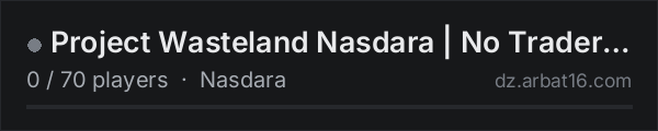 Project Wasteland Nasdara | No Traders | Epic Airdrops | PvP & on the AR16 DayZ server list