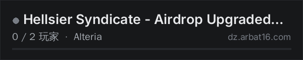 AR16 DayZ 服务器列表中的 Hellsier Syndicate - Airdrop Upgraded Test