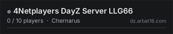 4Netplayers DayZ Server LLG66 on the AR16 DayZ server list