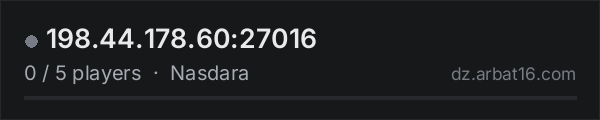 198.44.178.60:27016 on the AR16 DayZ server list