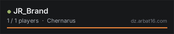 JR_Brand on the AR16 DayZ server list