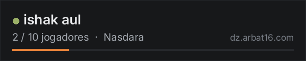 ishak aul na lista de servidores de DayZ da AR16