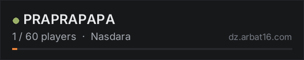 PRAPRAPAPA on the AR16 DayZ server list