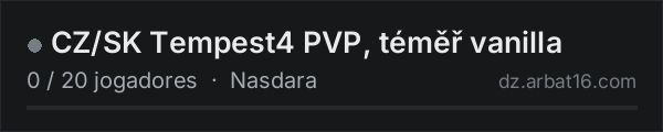 CZ/SK Tempest4 PVP, téměř vanilla na lista de servidores de DayZ da AR16