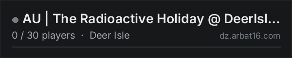 AU | The Radioactive Holiday @ DeerIsle - PVE | AI | Traders on the AR16 DayZ server list