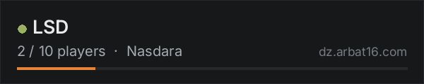 LSD on the AR16 DayZ server list