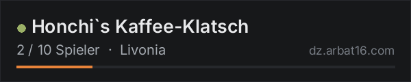 Honchi`s Kaffee-Klatsch in der DayZ-Serverliste von AR16