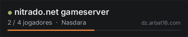nitrado.net gameserver na lista de servidores de DayZ da AR16