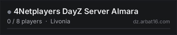 4Netplayers DayZ Server Almara on the AR16 DayZ server list