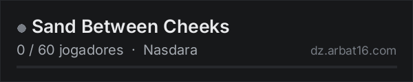 Sand Between Cheeks na lista de servidores de DayZ da AR16