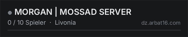 EXAMPLE NAME in der DayZ-Serverliste von AR16