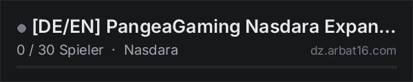 [DE/EN] PangeaGaming Nasdara Expansion in der DayZ-Serverliste von AR16
