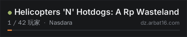 AR16 DayZ 服务器列表中的 Helicopters 'N' Hotdogs: A Rp Wasteland