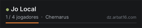 Jo Local na lista de servidores de DayZ da AR16