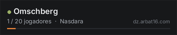 Omschberg na lista de servidores de DayZ da AR16