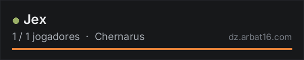 Jex na lista de servidores de DayZ da AR16