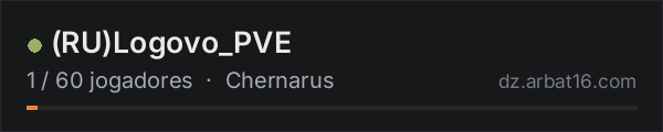 (RU)Logovo_PVE na lista de servidores de DayZ da AR16