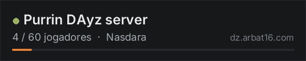 Purrin DAyz server na lista de servidores de DayZ da AR16
