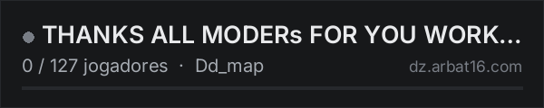 THANKS ALL MODERs FOR YOU WORK REPACK IS COOL na lista de servidores de DayZ da AR16