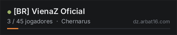 [BR] VienaZ Oficial na lista de servidores de DayZ da AR16