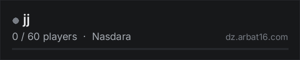 jj on the AR16 DayZ server list