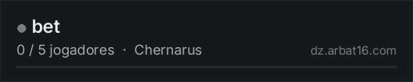 bet na lista de servidores de DayZ da AR16
