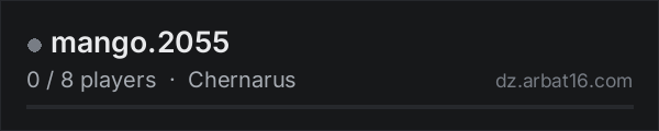 mango.2055 on the AR16 DayZ server list