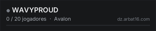 WAVYPROUD na lista de servidores de DayZ da AR16