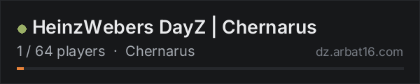 HeinzWebers DayZ | Chernarus on the AR16 DayZ server list