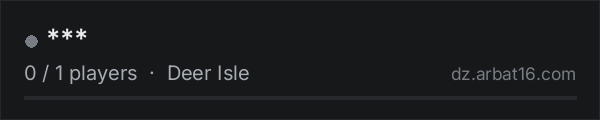 *** on the AR16 DayZ server list