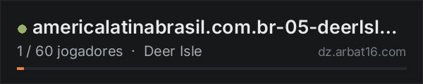 americalatinabrasil.com.br-05-deerIsle/PvE na lista de servidores de DayZ da AR16