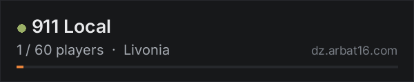 911 Local on the AR16 DayZ server list