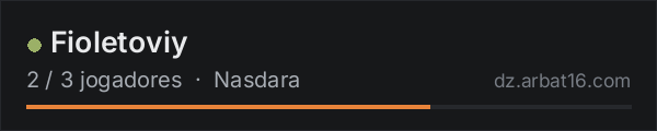 Fioletoviy na lista de servidores de DayZ da AR16