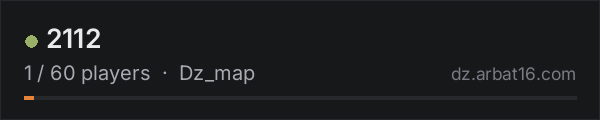 2112 on the AR16 DayZ server list