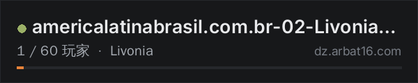 AR16 DayZ 服务器列表中的 americalatinabrasil.com.br-02-Livonia/PvE