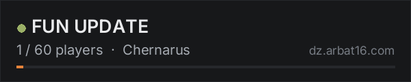 FUN UPDATE on the AR16 DayZ server list