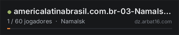 americalatinabrasil.com.br-03-Namalsk/PvE na lista de servidores de DayZ da AR16