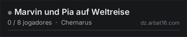 Marvin und Pia auf Weltreise na lista de servidores de DayZ da AR16