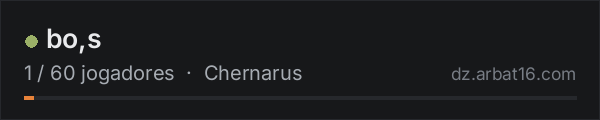 bo,s na lista de servidores de DayZ da AR16