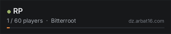 RP on the AR16 DayZ server list